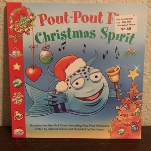 Pout-Pout Fish: Christmas Spirit New Includes 2 Pages Of Stickers